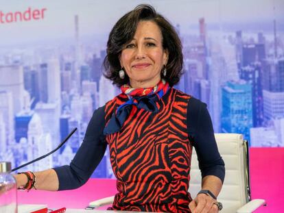 La presidenta del Banco Santander, Ana Botín. EFE/Rodrigo Jiménez/Archivo