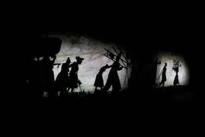 Parte de la obra El rechazo del tiempo, de William Kentridge.