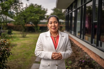 Diana Pava en las instalaciones del Instituto Nacional de Salud en Bogotá, el 29 de abril del 2025.