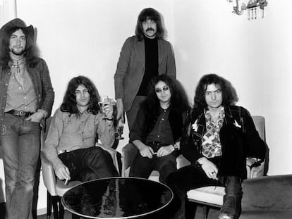 Deep Purple en 1972, cuando se editó 'Highway star'. De izquierda a derecha: Roger Glover, Ian Gillan, Jon Lord, Ian Paice y Ritchie Blackmore.