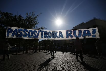 Las calles de Lisboa en 2013 fueron escenario de una de las muchas protestas contra los recortes que han recorrido Europa.