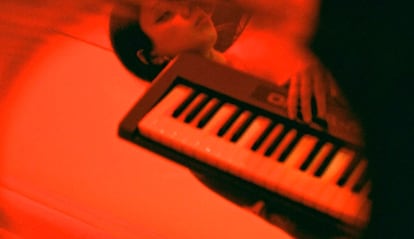 Creador de música utilizando un teclado