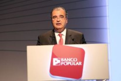 &Aacute;ngel Ron, presidente del Banco Popular