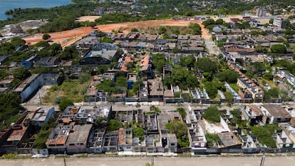 Casas abandonadas en el barrio de Mutange, en Maceió.