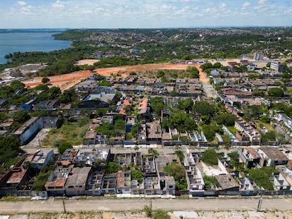 Casas abandonadas en el barrio de Mutange, en Maceió.