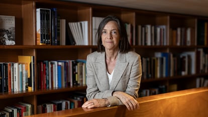 Teresa García-Milà fotografiada en la sede del Cercle, este miércoles.