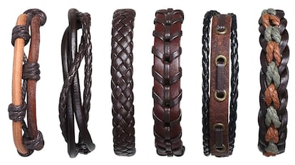 Pulseras de diferentes diseños.