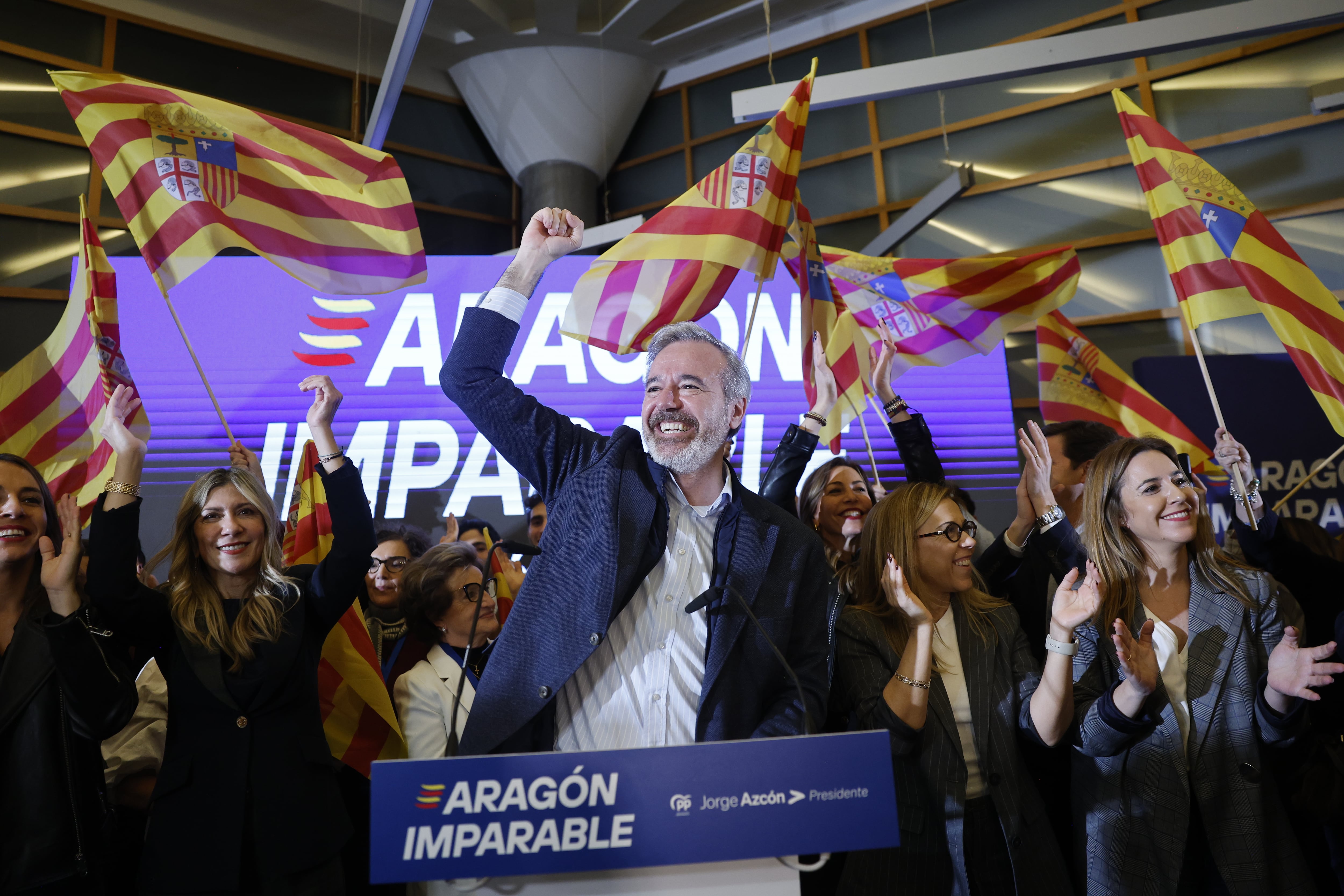 El PP gana en Aragón con dos escaños menos, Vox se dispara y el PSOE iguala su peor resultado histórico