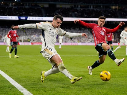 Brahim Díaz, este domingo contra el Celta.