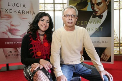 Lucía Etxebarría y Ferran Torrent,  en Madrid.