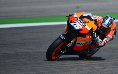 Dani Pedrosa, en el circuito de Misano. 