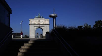 El arco de la Victoria de Madrid.