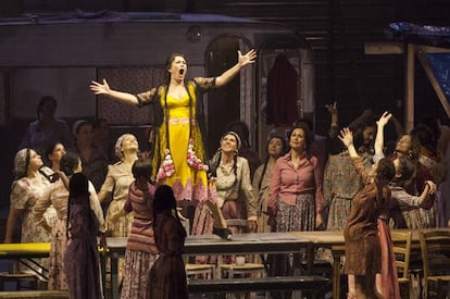 A scene from 'Carmen' at the Firenze Opera.