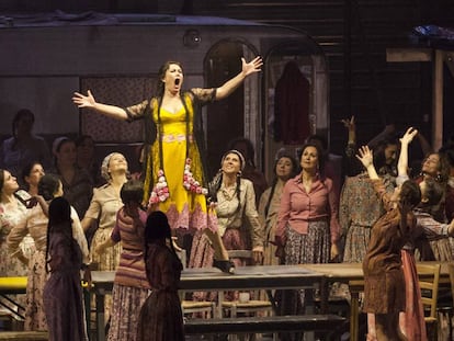 A scene from 'Carmen' at the Firenze Opera.