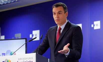 El president del Govern en funcions, Pedro Sánchez.