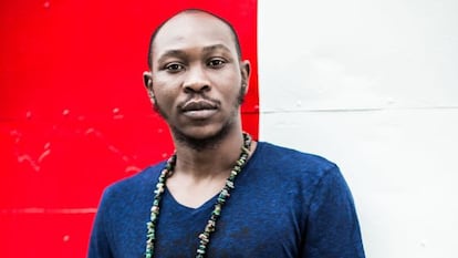 El m&uacute;sico Seun Kuti, cabeza de cartel en el WOMAD. 