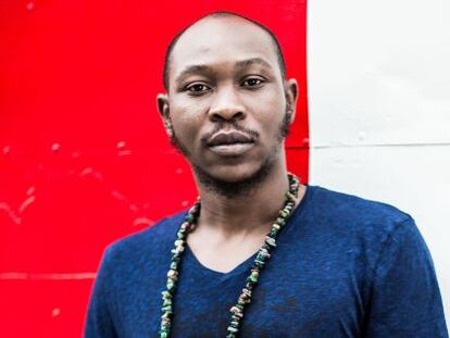 El m&uacute;sico Seun Kuti, cabeza de cartel en el WOMAD. 