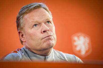 Ronald Koeman, técnico de la selección holandesa.