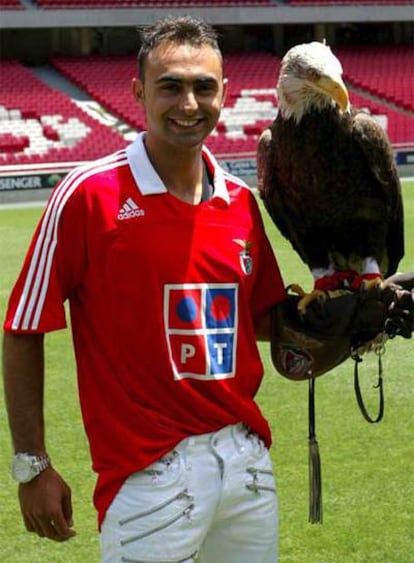 Martins durante su presentación