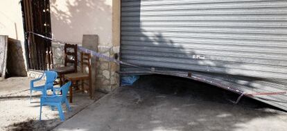 Vivienda de la familia Cortés asaltada en Vilamalla.
