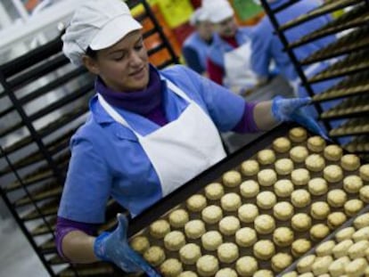 Fábrica de mantecados Gamito, en la localidad sevillana de Estepa.