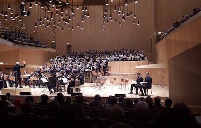 Uno de los momentos del concierto participativo de 'El Mesías' en Zaragoza, el pasado 15 de diciembre.