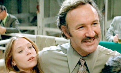 Sissy Spacek  y Gene Hackman en 'Carne viva' (1972). 