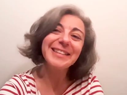 Isabel García Adánez, en un vídeo de youtube de la editorial Conatus.