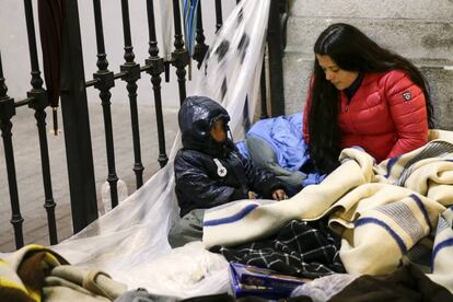 Se estima que en España viven unas 40.000 personas en la calle o con vivienda temporal