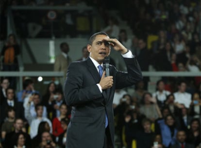 Obama, en su intervención ante los jóvenes.