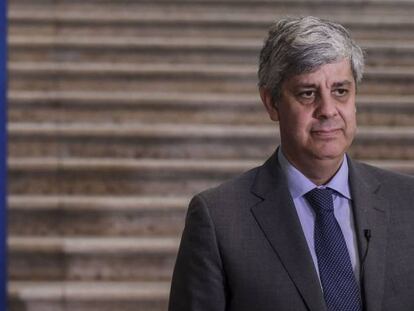 El presidente del Eurogrupo, Mário Centeno.