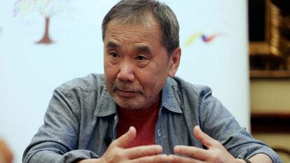 El escritor japonés Haruki Murakami, en 2018.