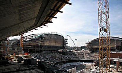 Una panorámica tomada el 20 de marzo de la Ciudad de la Música, el espacio de 55.000 metros cuadrados concebido por el arquitecto Renzo Piano.