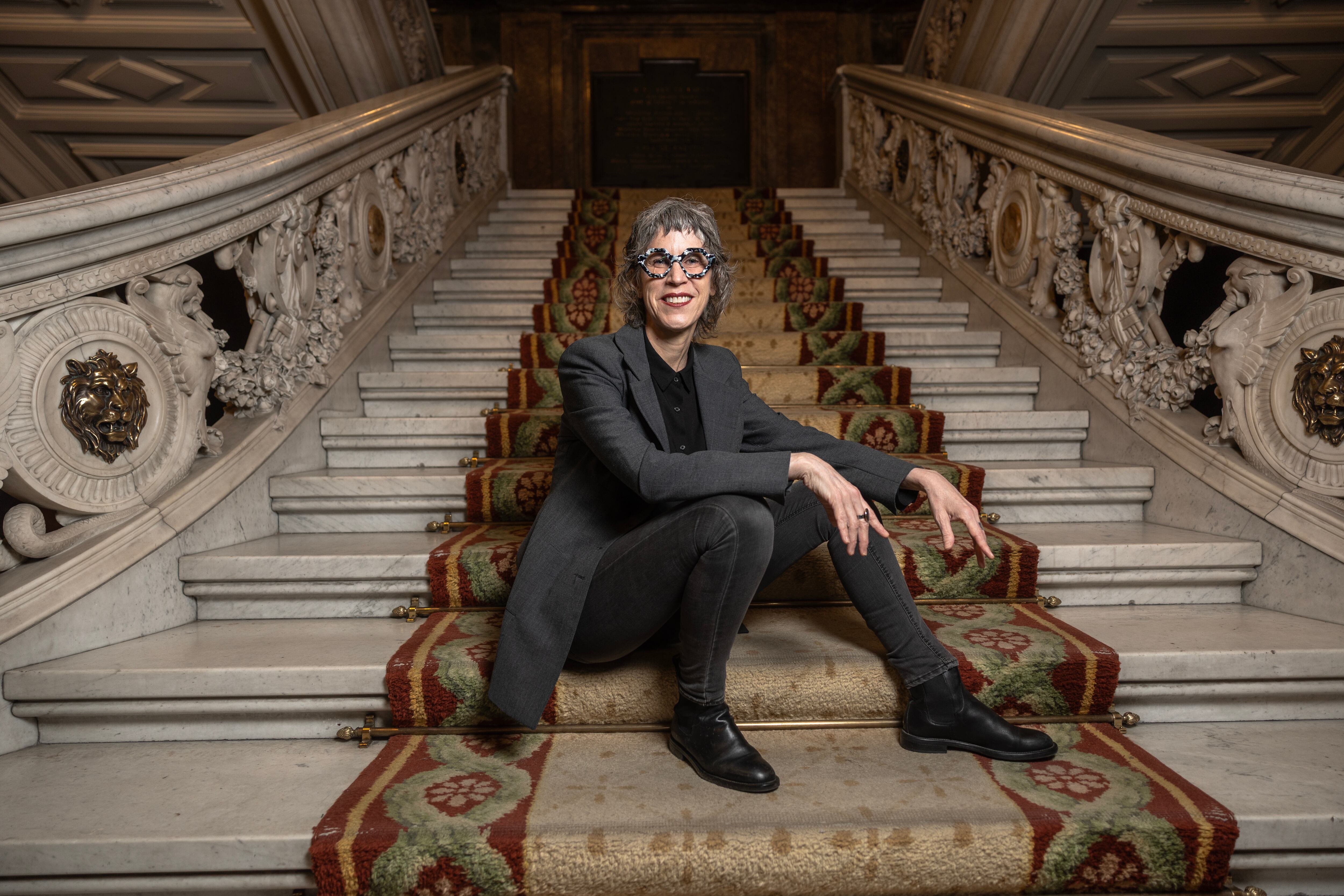 La escritora chilena Nona Fernández, en la Casa de América de Madrid.