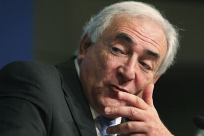 El director del FMI, Dominique Strauss-Kahn, en abril de 2010.