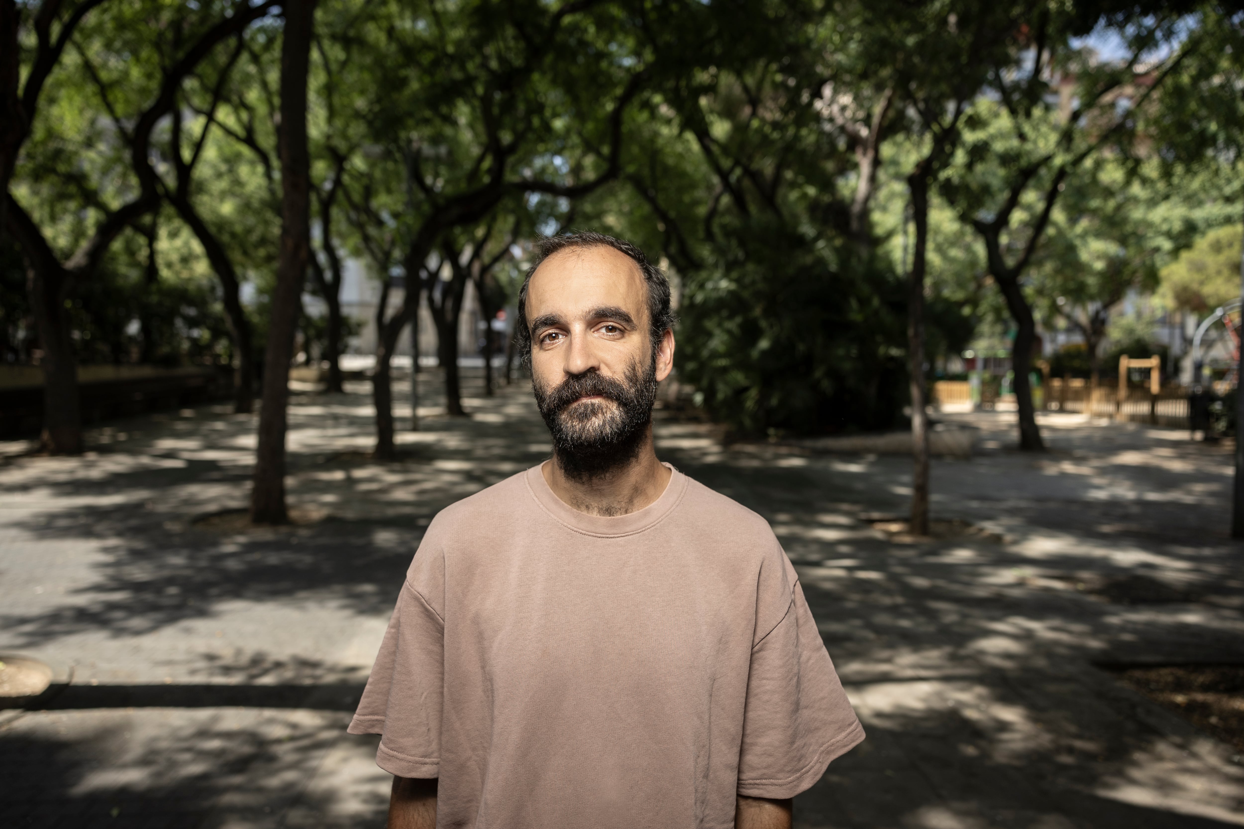 El guionista y escritor Sola, en Barcelona.