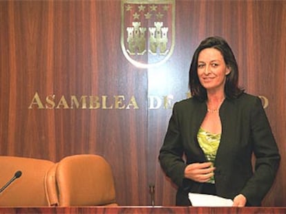 La portavoz adjunta del Grupo Socialista en la Asamblea de Madrid, Ruth Porta.