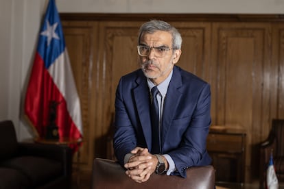 El ministro de Justicia, Luis Cordero, el 28 de marzo.