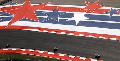 Sesión de entrenamientos del GP de las Américas, en el espectacular circuito a las afueras de Austin.