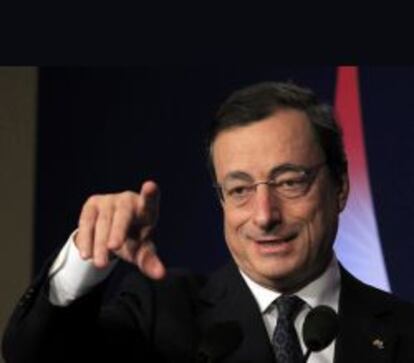 Mario Draghi, presidente del BCE. 