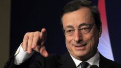 Mario Draghi, presidente del BCE. 