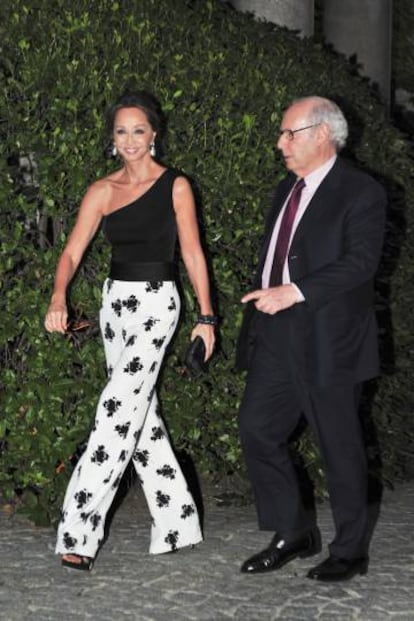 Miguel Boyer e Isabel Preysler en 2011 en Madrid.