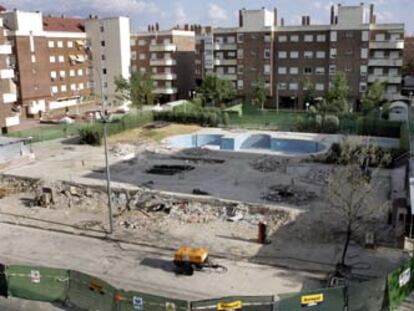 Demolición del edificio de Leganés