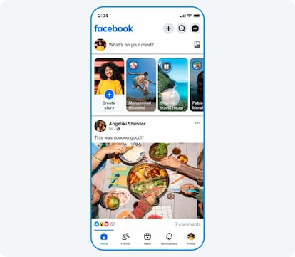 Uso de la nueva función IA de Facebook