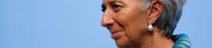 Christine Lagarde, directora gerente del Fondo Monetario Internacional, durante la cumbre del FMI y el Banco Mundial en Tokio en octubre de 2012