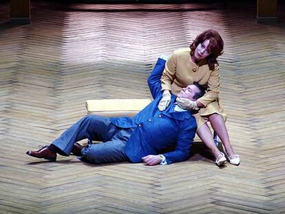Nina Stemme y Robert Dean Smith, en el <i>Tristán</i> de Bayreuth.