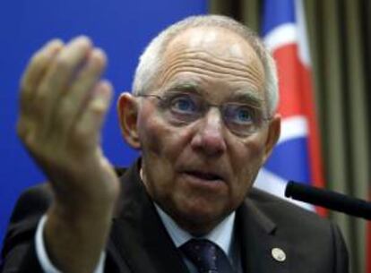 El ministro alemán de Finanzas, Wolfgang Schäuble. EFE/Archivo