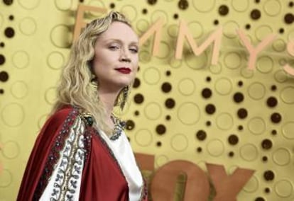 Gwendoline Christie en los Emmy del pasado domingo.