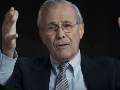 El exsecretario de Defensa estadounidense Donald Rumsfeld, en un momento del documental.