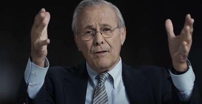 El exsecretario de Defensa estadounidense Donald Rumsfeld, en un momento del documental.